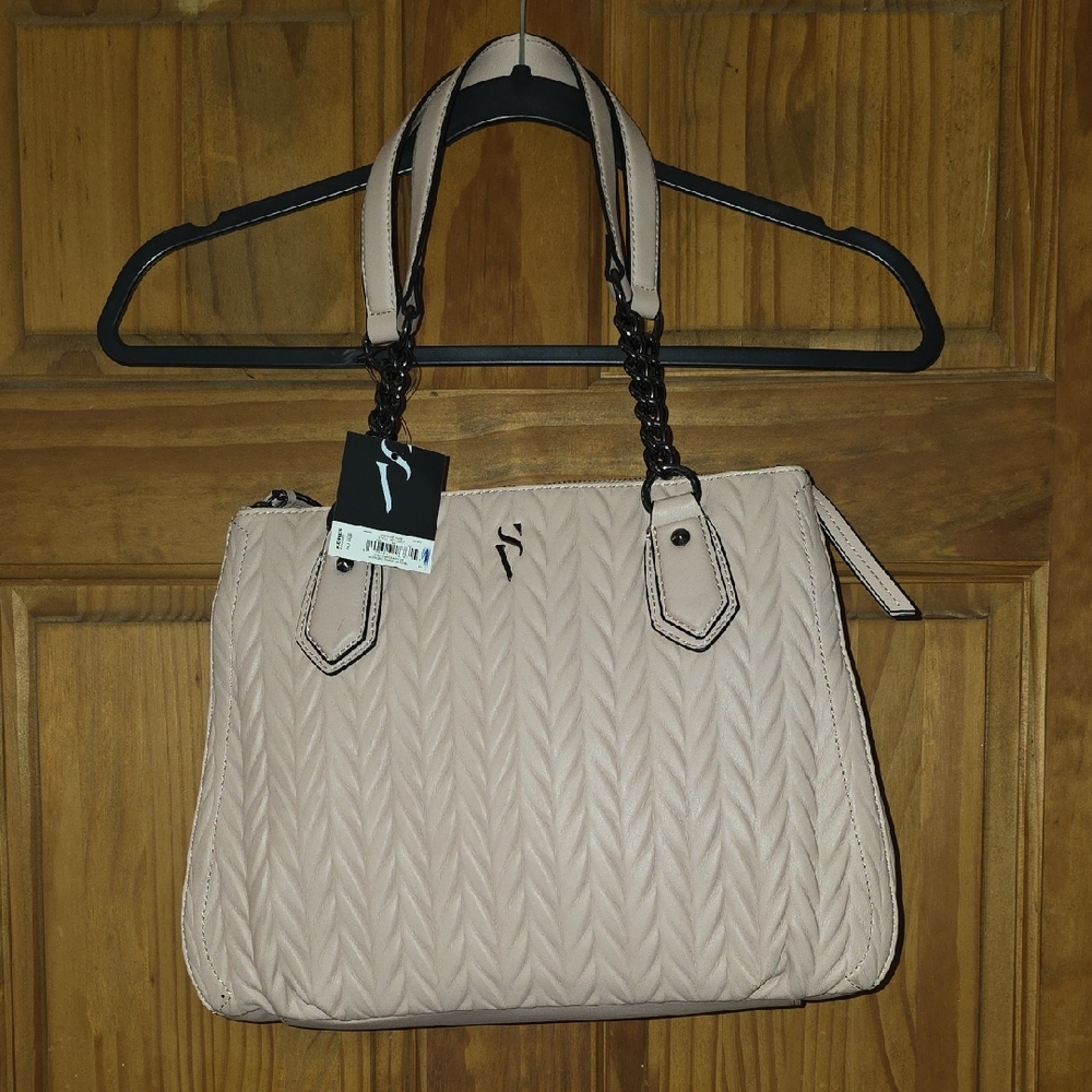 NWT Rose Dust Simply Vera Wang Quilted Shoulder Bag